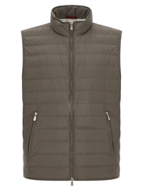 Brunello Cucinelli Quilted Vest Green