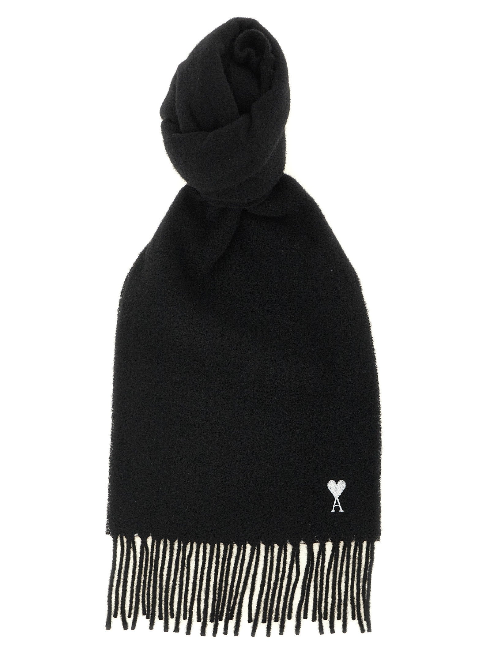 Ami Paris Quota Scarf Black