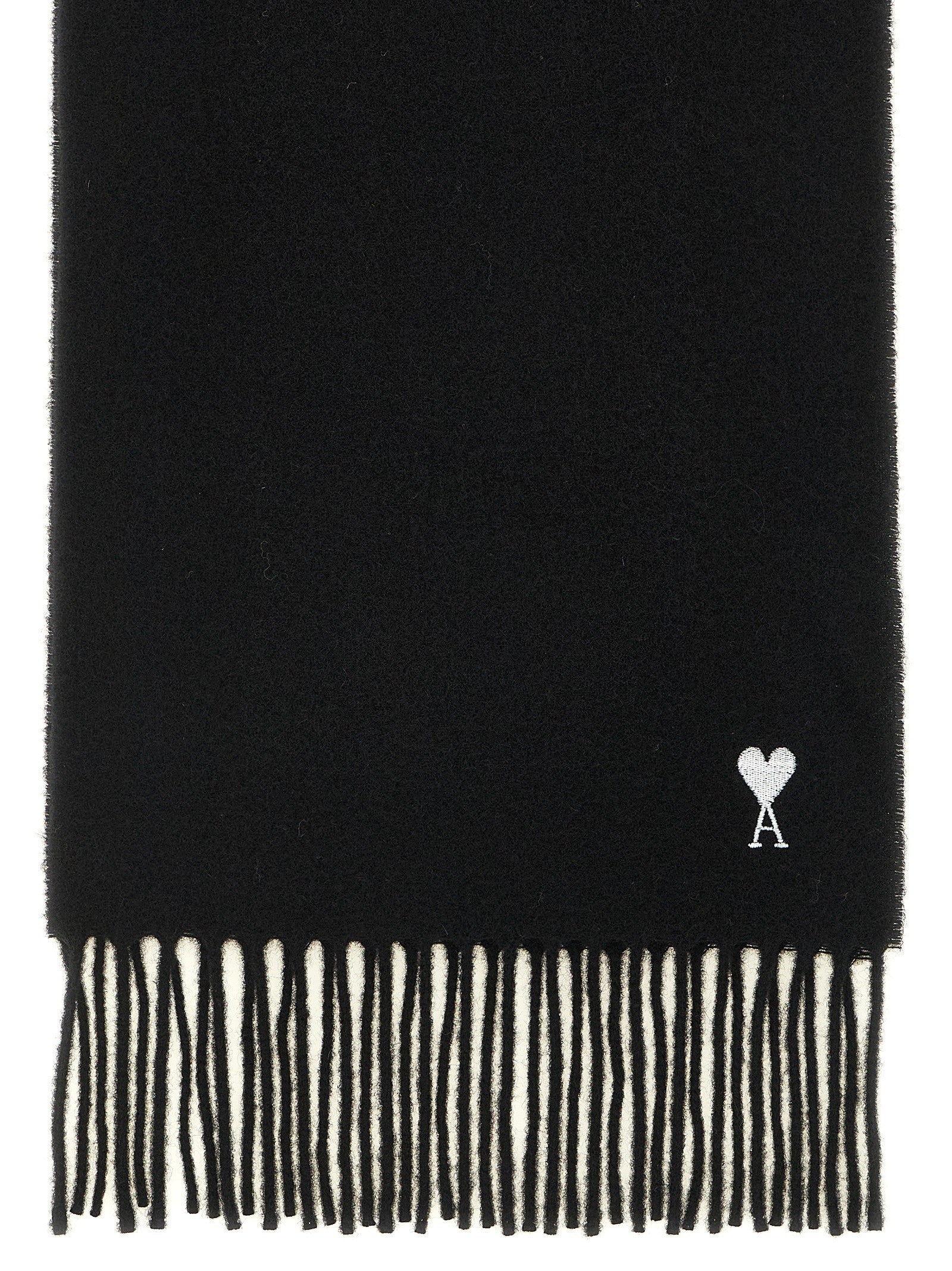 Ami Paris Quota Scarf Black