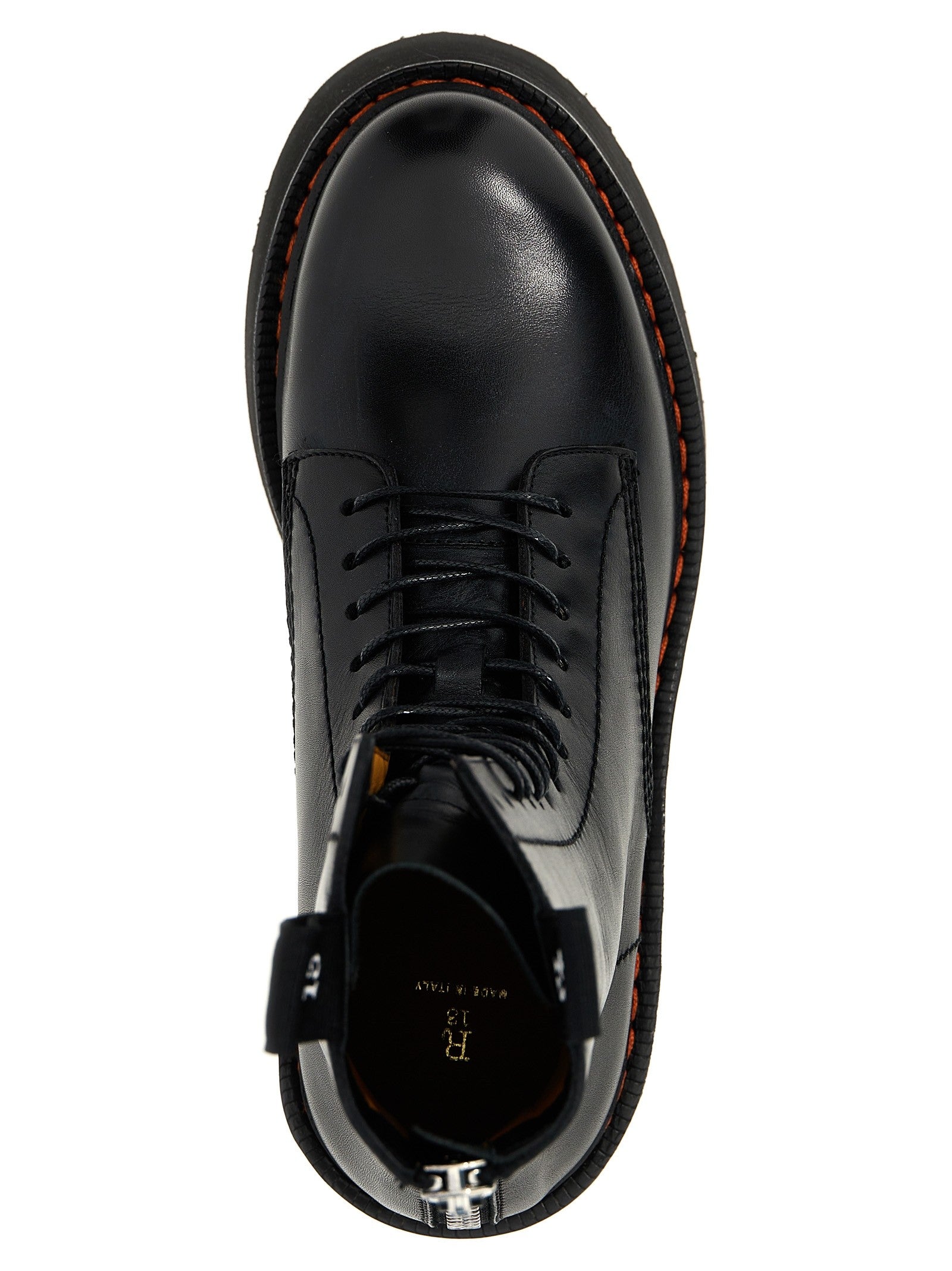 R13 Stack Boots Black