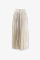 R2W Women's Aristo Pleated Skirt White, view 4