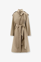 R2W Women's Lumira Linen and Cotton Trench Beige