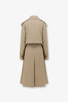 R2W Women's Lumira Linen and Cotton Trench Beige, view 5