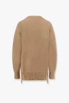 R2W Women's Nicolas Wool and Cashmere Sweater Beige, view 4