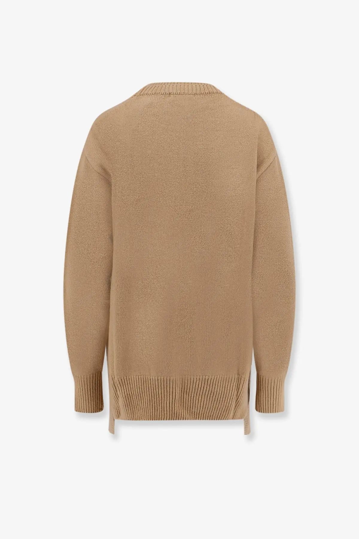 R2W Women's Nicolas Wool and Cashmere Sweater Beige, view 4