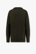 R2W Women's Nicolas Wool and Cashmere Sweater Green, view 4