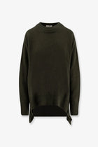 R2W Women's Nicolas Wool and Cashmere Sweater Green