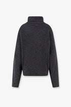R2W Women's Wool and Cashmere Turtleneck Grey, view 4