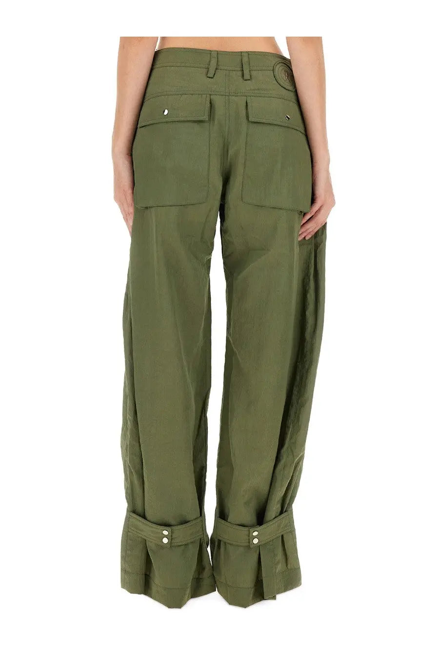 Rabanne Women's Cargo Pants Green, view 3