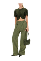 Rabanne Women's Cargo Pants Green, view 2