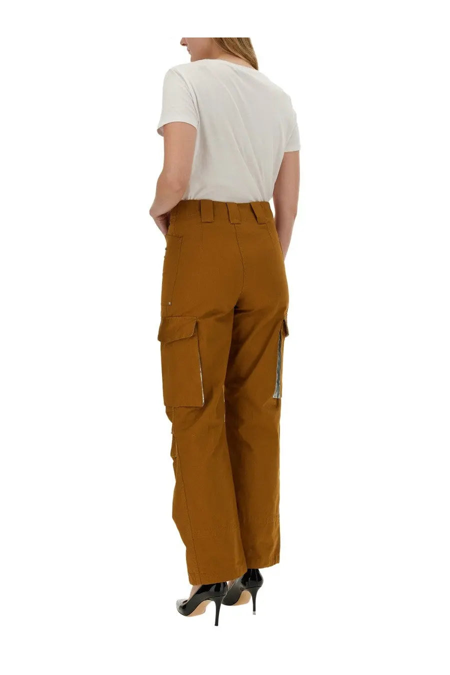 Rabanne Women's Cotton Pants Beige, view 2