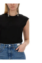 Rabanne Women's Cotton Shirt Black, view 4
