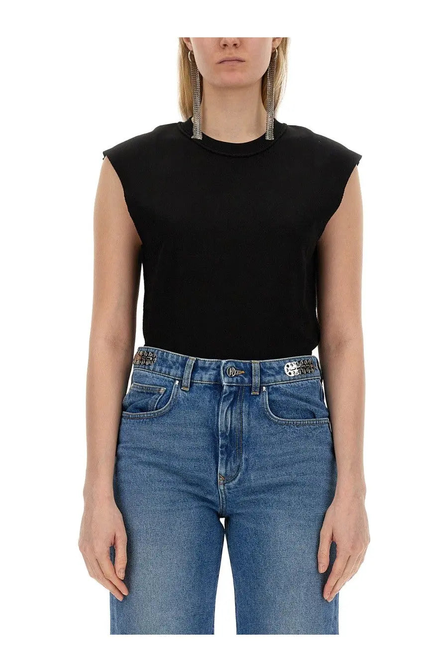 Rabanne Women's Cotton Shirt Black