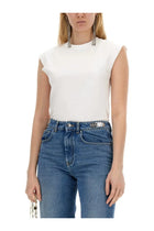 Rabanne Women's Cotton Shirt White, view 4