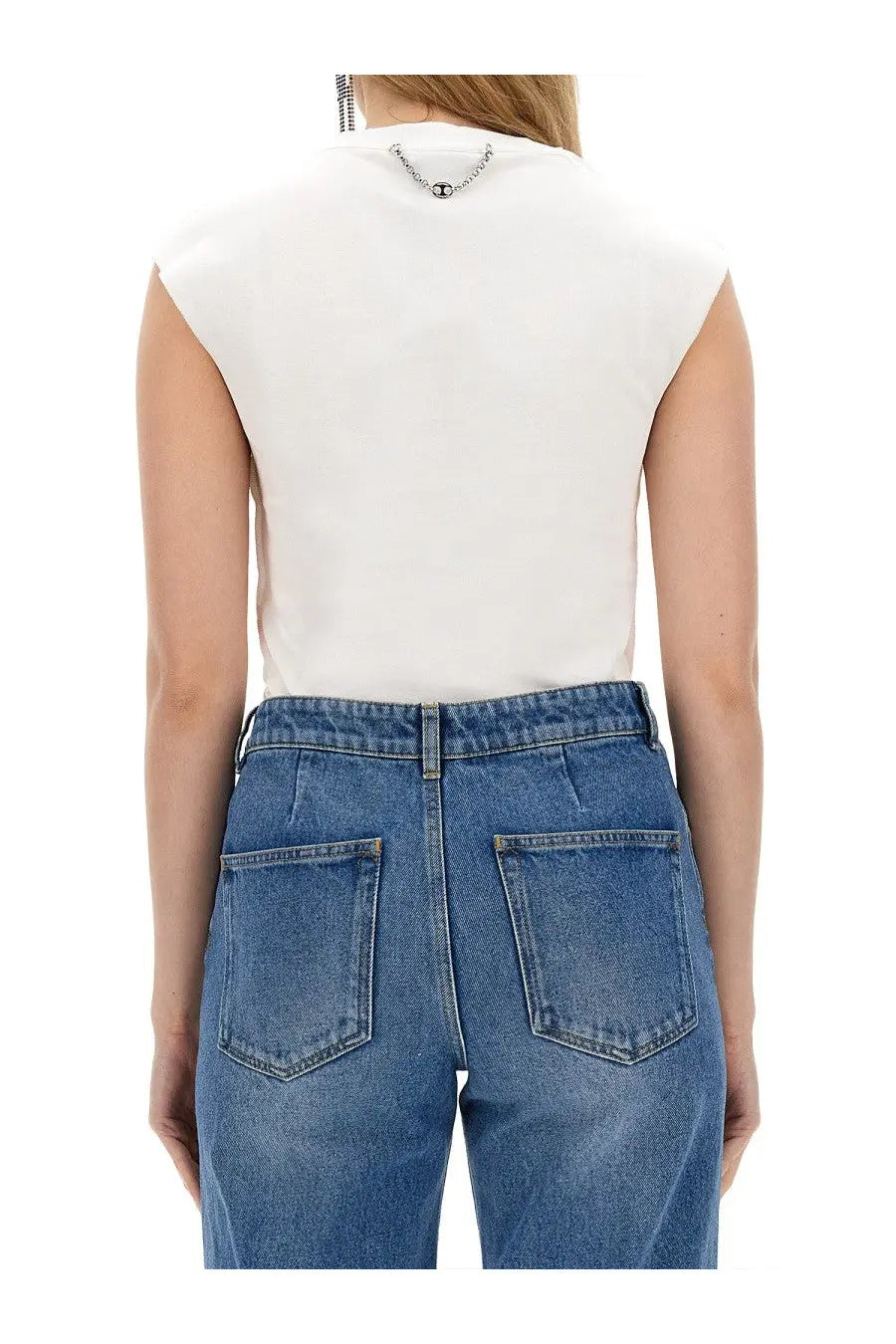 Rabanne Women's Cotton Shirt White, view 3