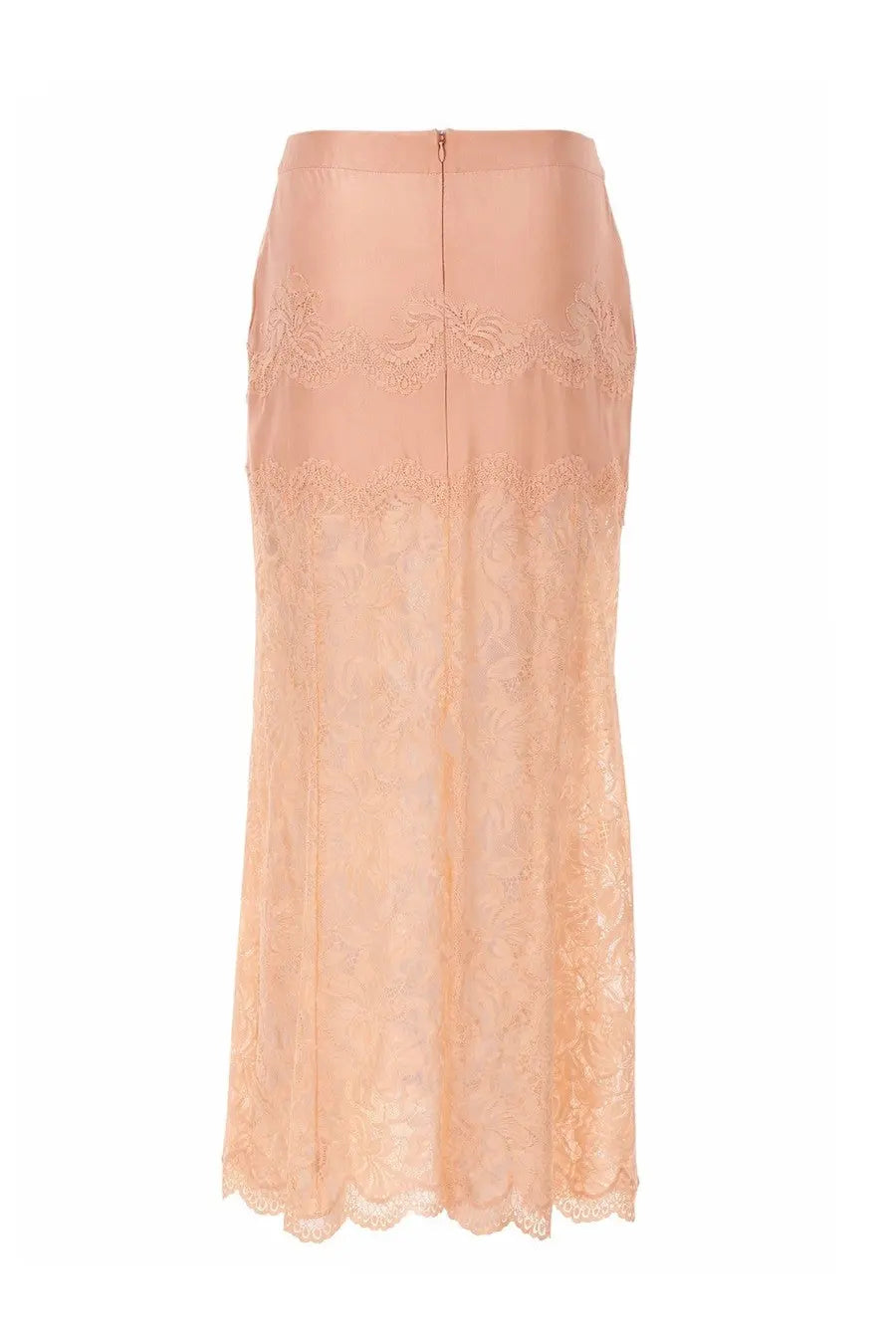 Rabanne Women's Lace Midi Skirt Blue, view 2