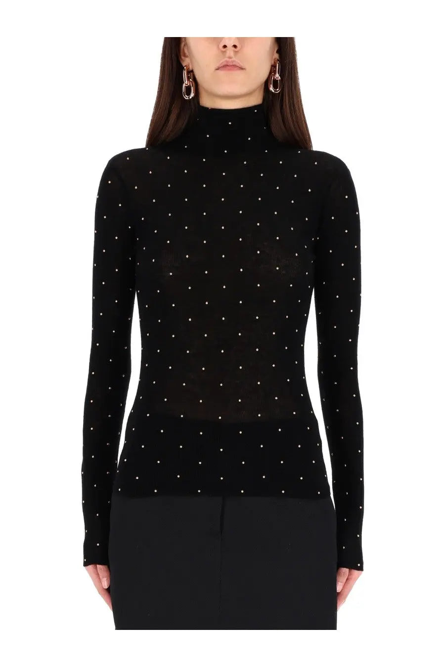 Rabanne Women's Secon Skin Efect Mesh Black