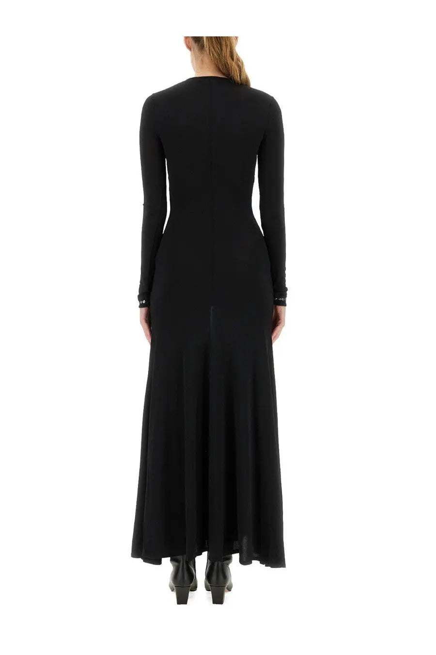 Rabanne Women's Second Skin Effect Long Dress Black, view 3