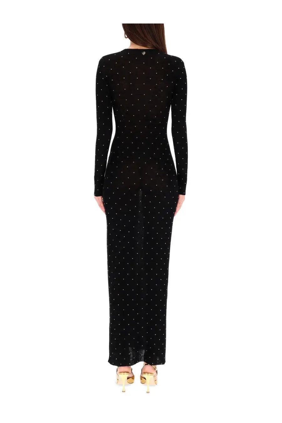 Rabanne Women's Second Skin Effect Long Dress Black, view 3