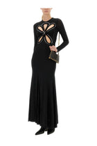 Rabanne Women's Second Skin Effect Long Dress Black, view 2