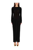 Rabanne Women's Second Skin Effect Long Dress Black