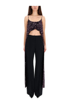 Rabanne Women's Sequined Top Purple