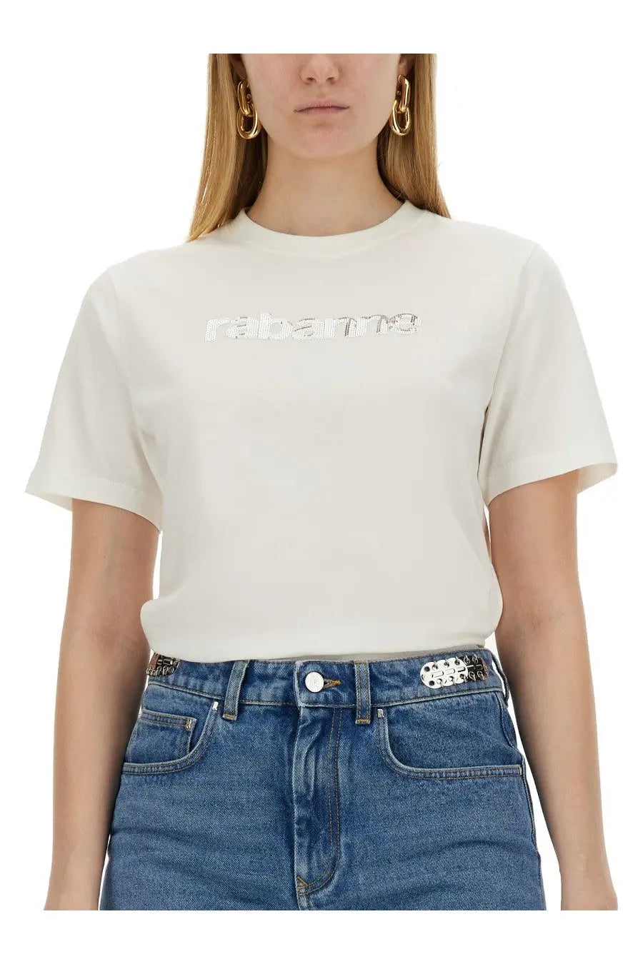 Rabanne Women's Shirt White, view 4