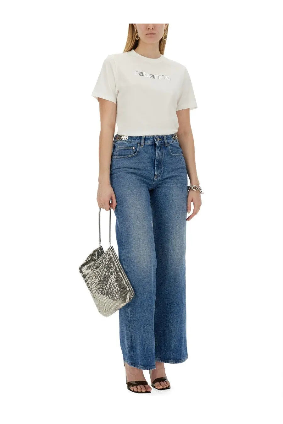 Rabanne Women's Shirt White, view 2