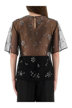Rabanne Women's Transparent Top Black, view 3