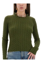 Rabanne Women's Wool Jersey Green, view 4