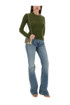Rabanne Women's Wool Jersey Green, view 2