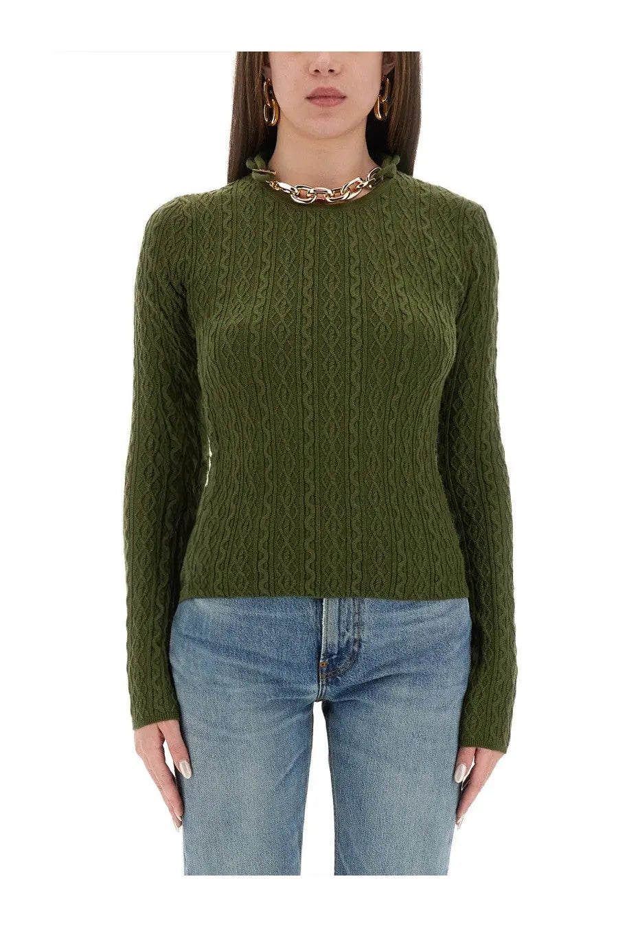 Rabanne Women's Wool Jersey Green