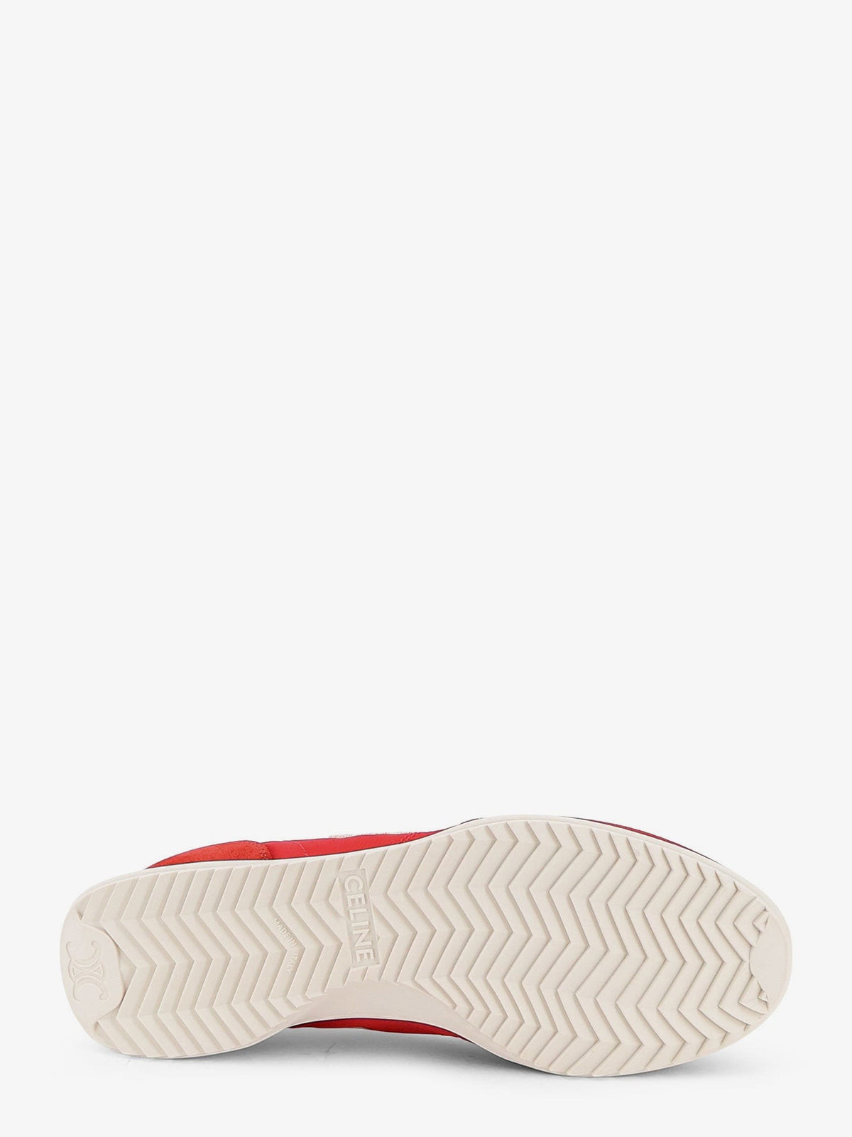 Celine Women's Race Sneakers in Nylon and Suede White