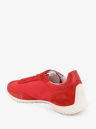 Celine Women's Race Sneakers in Nylon and Suede White
