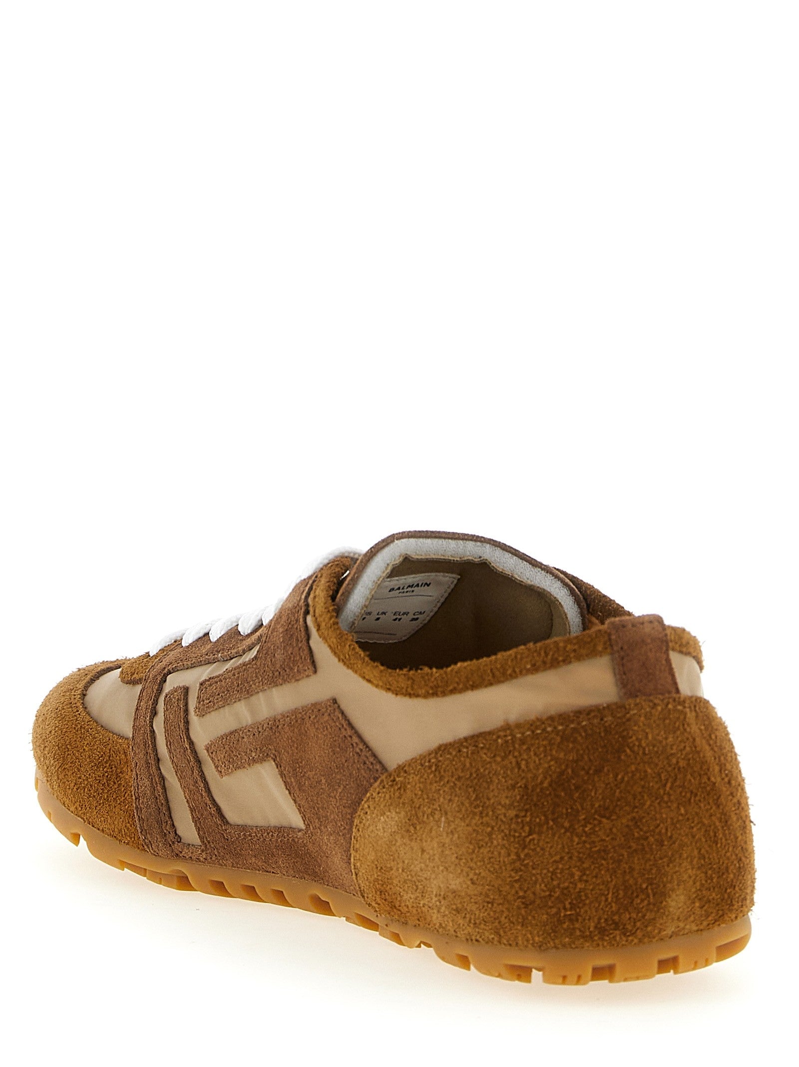 Balmain Racer Sneakers Brown