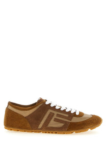Balmain Racer Sneakers Brown