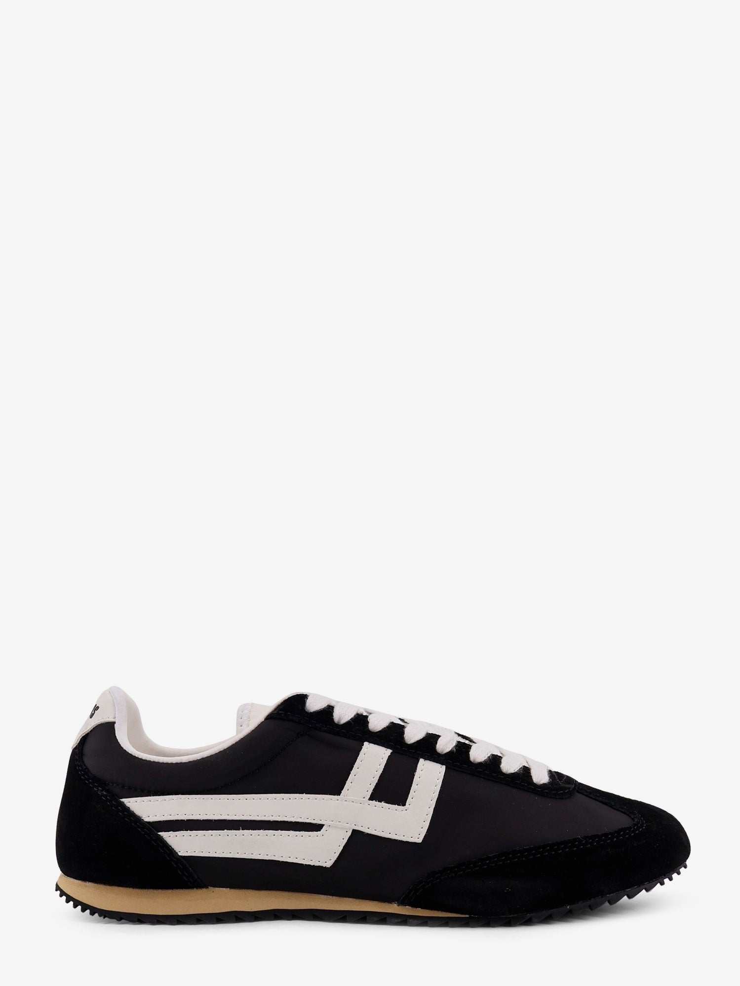 Pro-Keds Men's Racer Sneakers in Suede and Nylon Black Pro-Keds