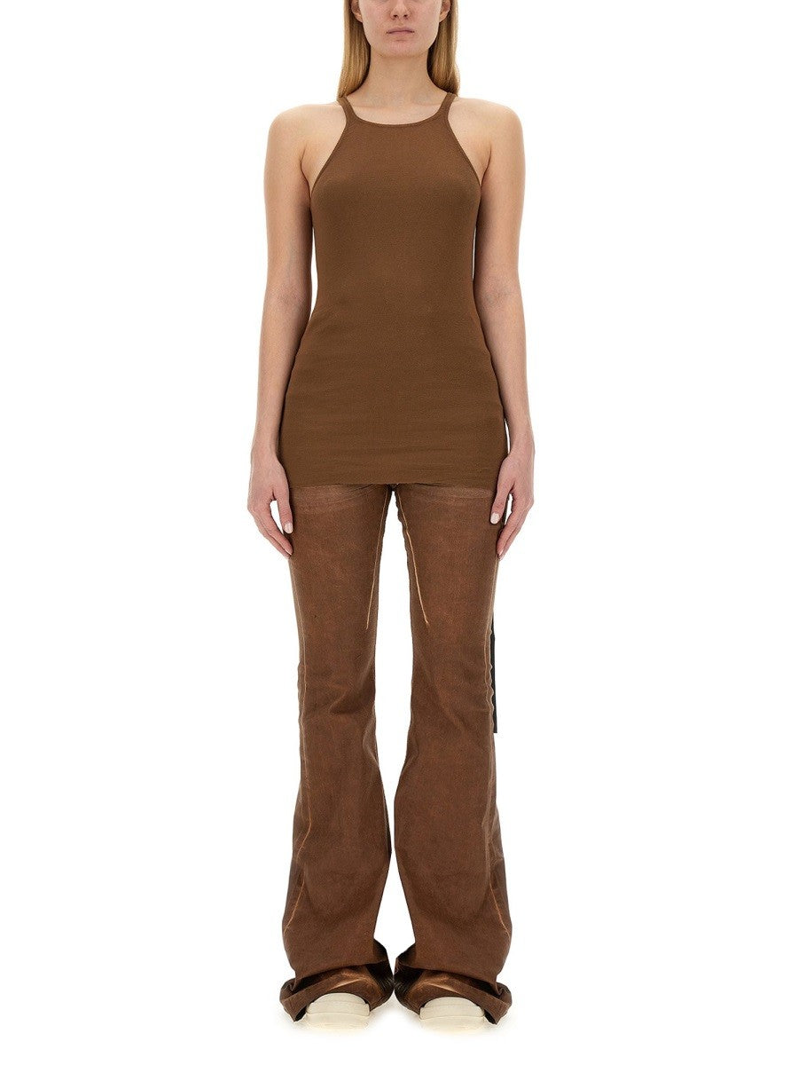 DRKSHDW Women's Racer Back Shirt Brown