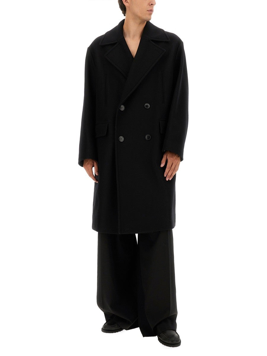 Dries Van Noten Men's Racos Coat Black