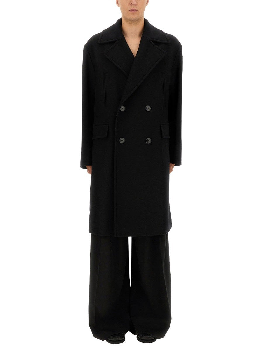 Dries Van Noten Men's Racos Coat Black
