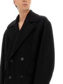 Dries Van Noten Men's Racos Coat Black