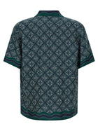 Casablanca Radiating Monogram Shirt Green, view 2