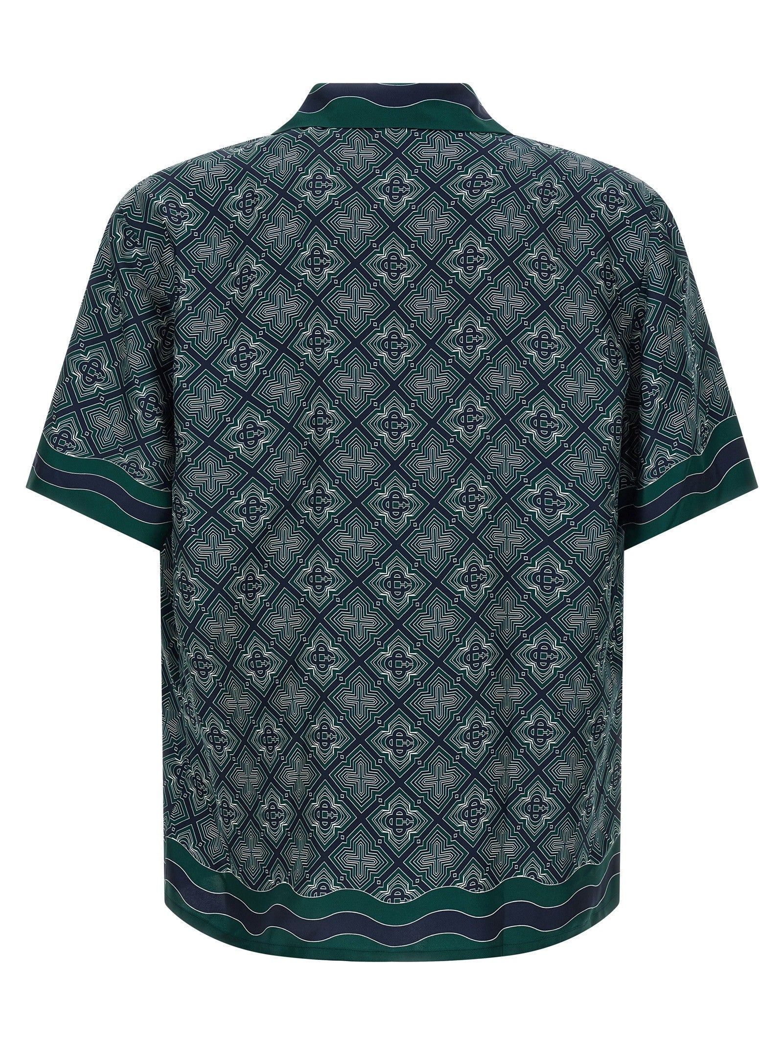 Casablanca Radiating Monogram Shirt Green