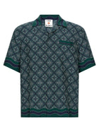 Casablanca Radiating Monogram Shirt Green