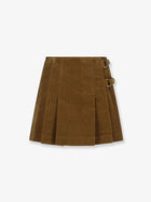 Golden Goose Women's Raelynn Corduroy Mini Skirt Brown