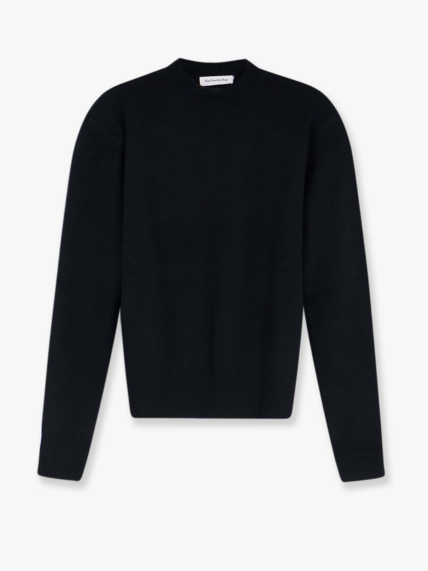 The Frankie Shop Women's Rafaela Merino Wool and Cashmere Sweater Black