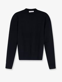 The Frankie Shop Women's Rafaela Merino Wool and Cashmere Sweater Black