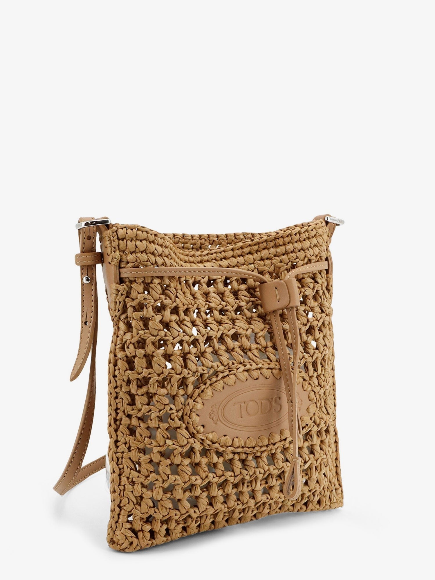 Tod's Women's Raffia Bucket Bag Beige