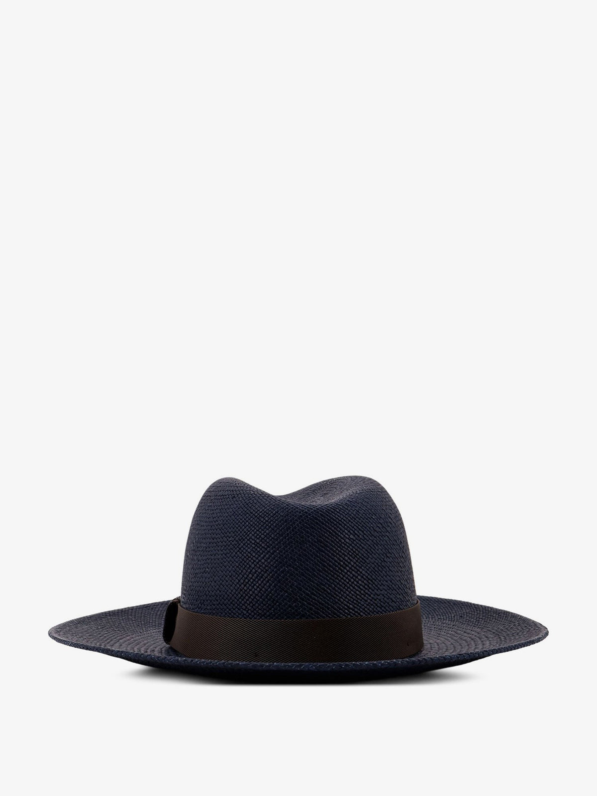 Brunello Cucinelli Women's Raffia Fedora Hat Black