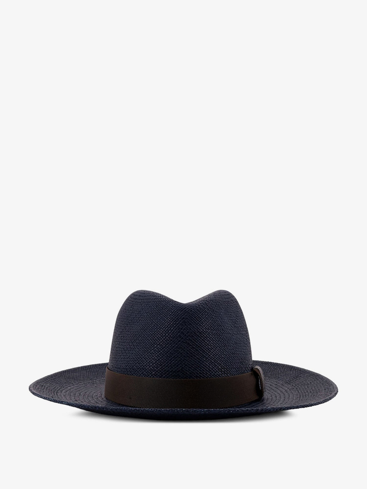 Brunello Cucinelli Women's Raffia Fedora Hat Black